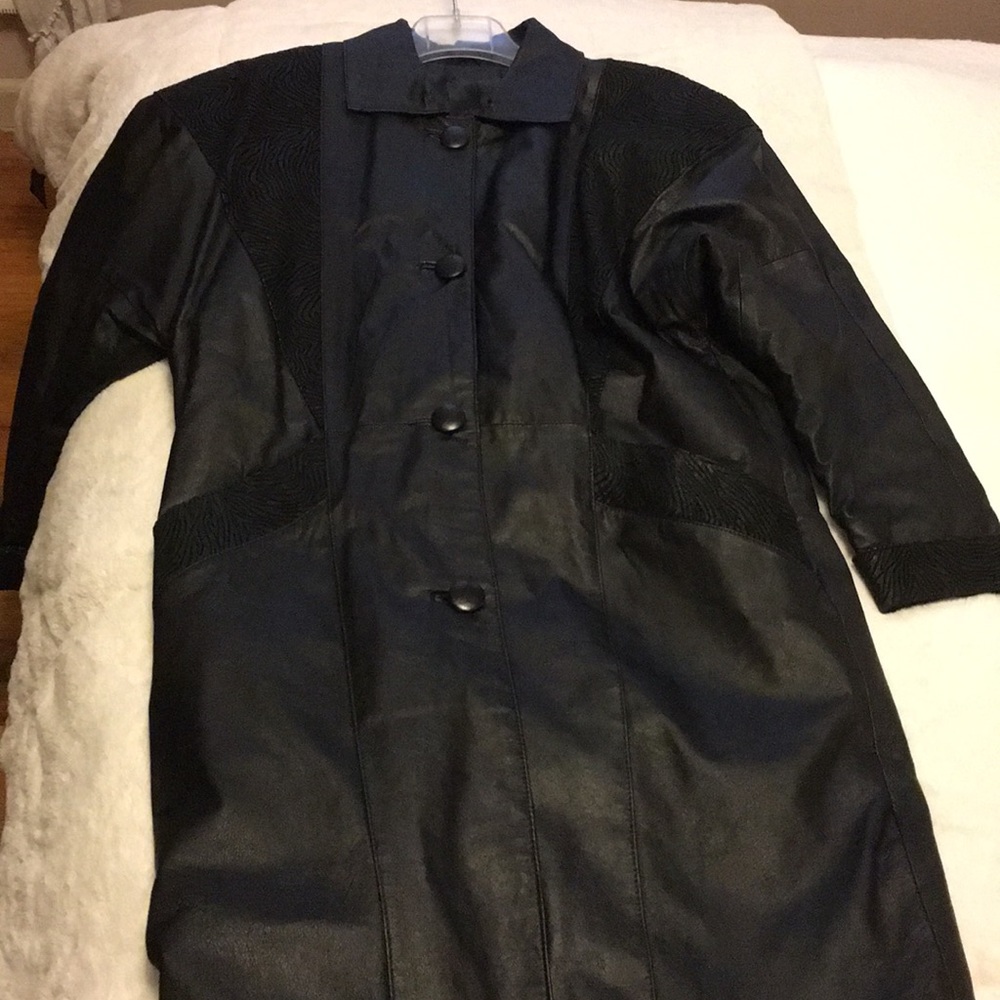 Women’s leather coat